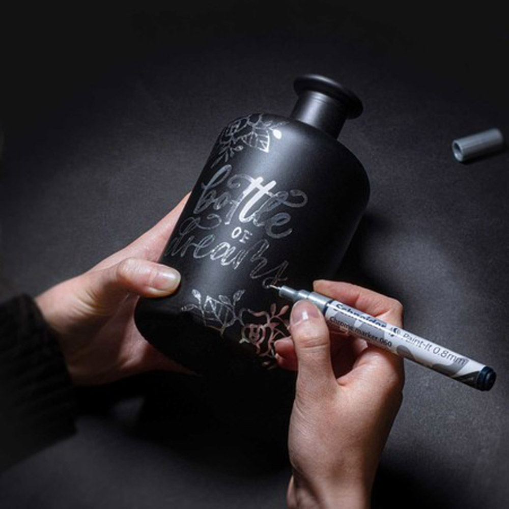 Маркер жидкий хром "Paint-It 060", 0.8 мм, хром металлик - 4