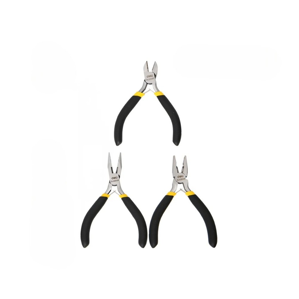 Набор мини-плоскогубцев Deli YS EDL103205-3