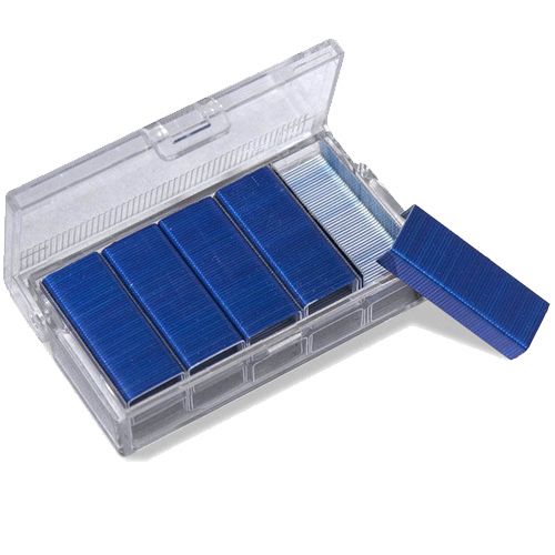 Скобы "Kangaro", 24/6, 800 шт, синий