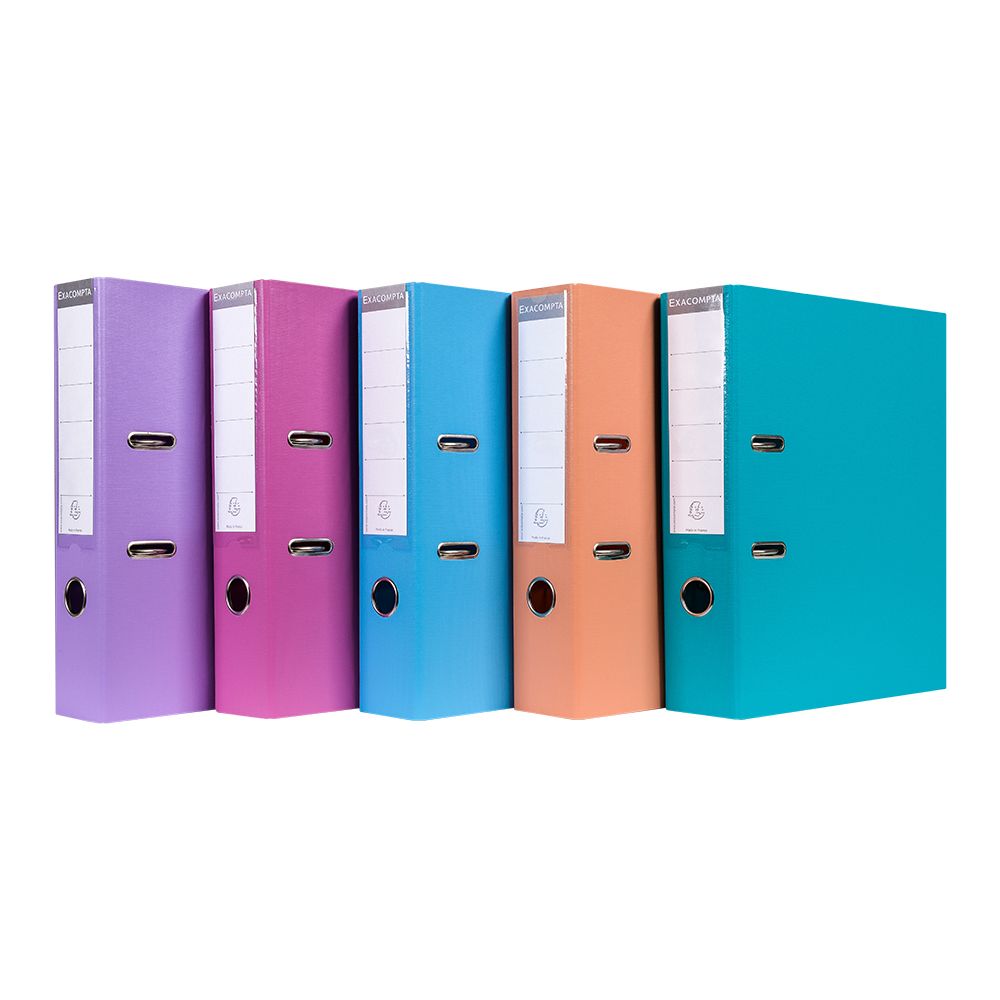 Папка-регистратор, A4, 70 мм, ПВХ, лиловый - 7