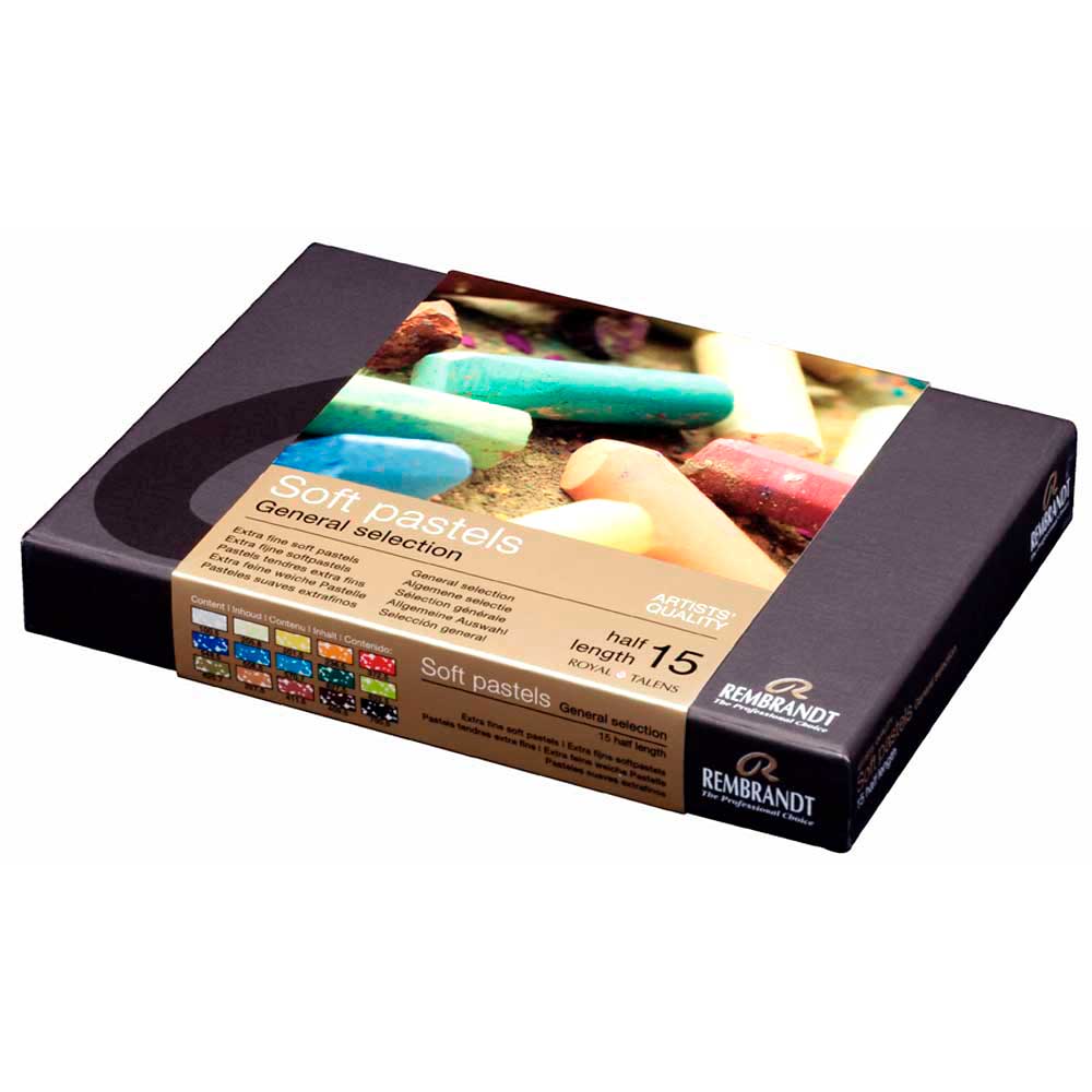 Набор мягкой пастели "Rembrandt Half Pastel" начальный, 15 цветов - 3