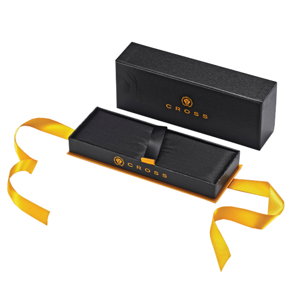 Ручка-роллер "Cross Calais Polished Chrome", 0.7 мм, серебристый, черный, стерж. черный - 3