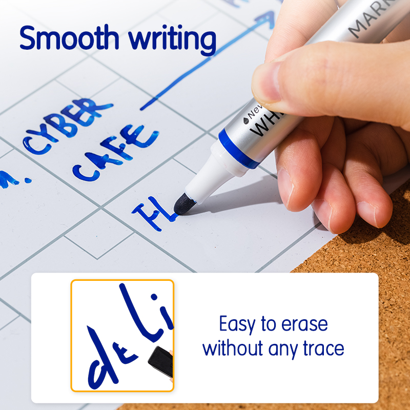 Маркер для доски "Think U001", синий - 5