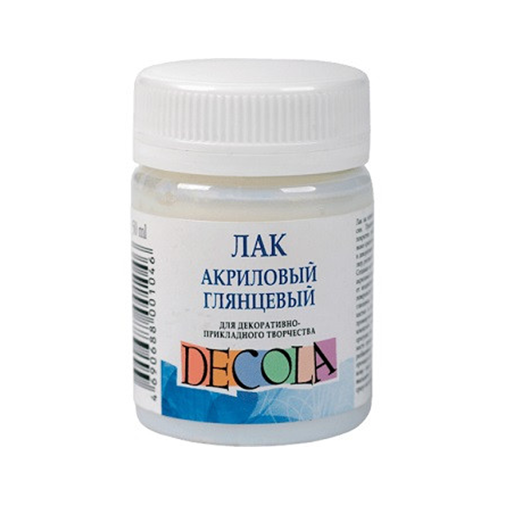 Лак акриловый "Decola", глянцевый, 50 мл