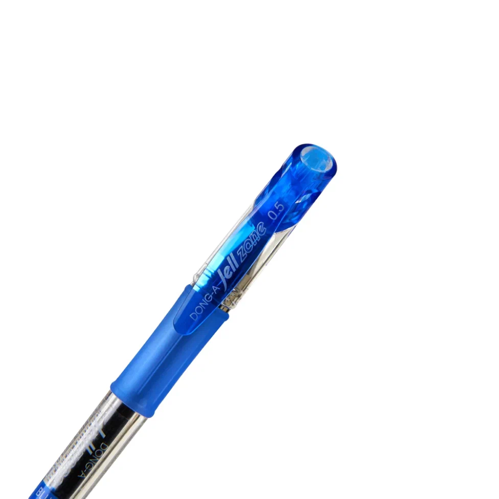 Ручка гелевая "Jell-Zone Standard", 0.5 мм, прозрачный, стерж. синий - 3