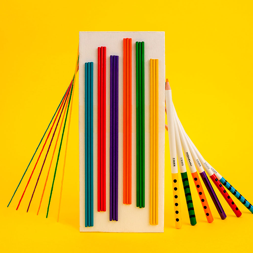 Цветные карандаши "Himi. Geometry city", 36 цветов - 7