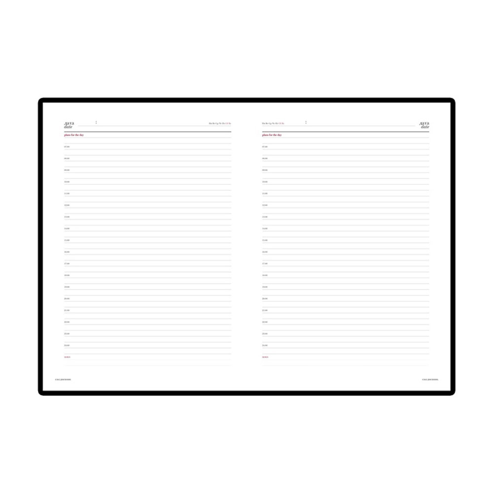 Ежедневник недатированный "Sidney Nebraska", A4, 272 страницы, зеленый - 4