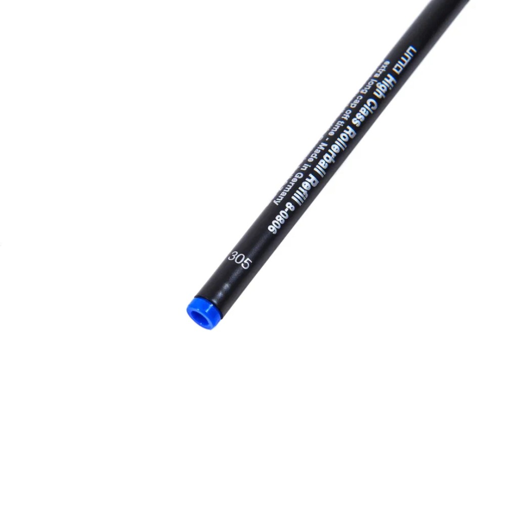 Стержень-роллер UMA, 0.7 мм, 113 мм, синий, 2 шт - 3