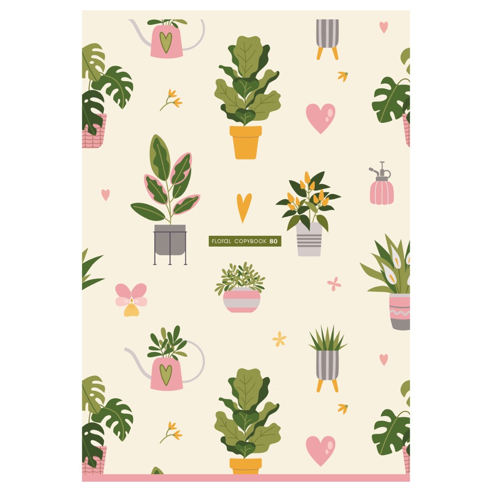 Тетрадь "Весна", А4, 80 листов, клетка, ассорти - 4