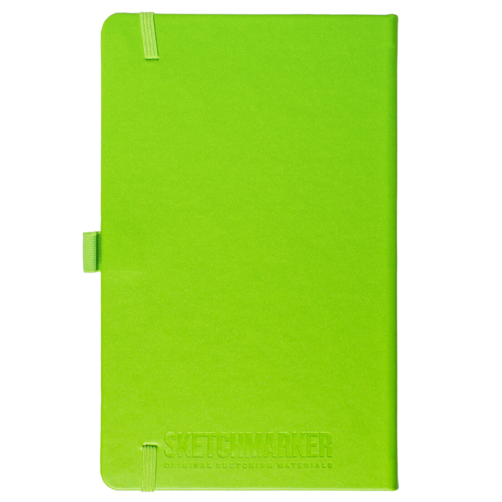 Скетчбук "Sketchmarker", 9x14 см, 140 г/м2, 80 листов, зеленый луг - 7