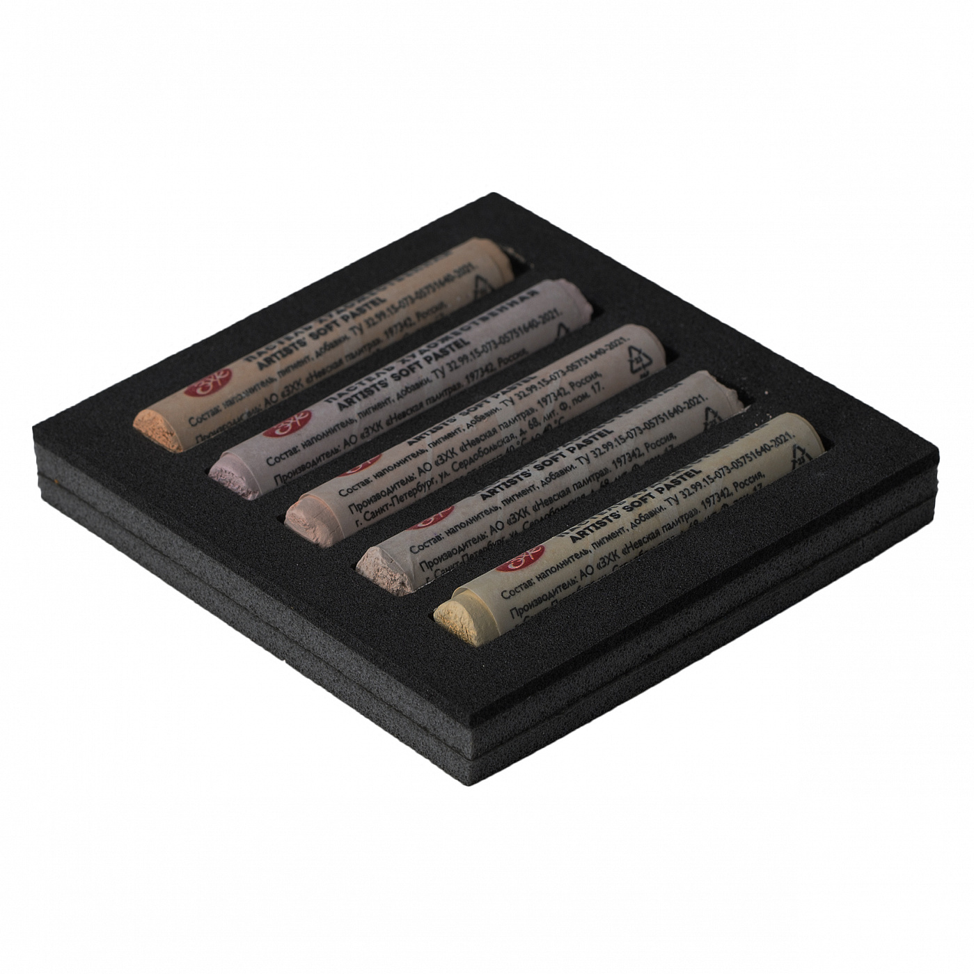 Пастель мягкая "Мастер Класс телесные оттенки", набор 5 цветов - 4