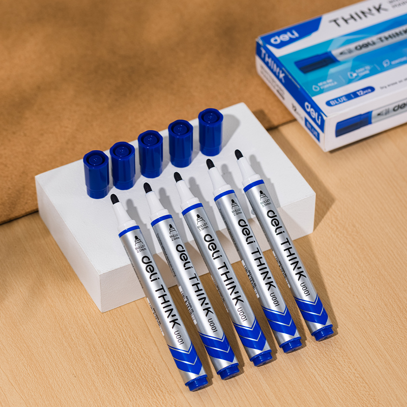 Маркер для доски "Think U001", синий - 6