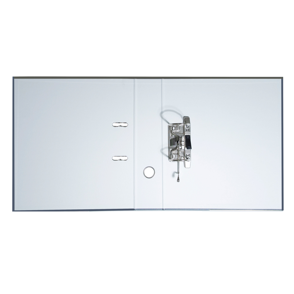 Папка-регистратор "OfficeStyle", А4, 75 мм, ПВХ Эко, серый - 2