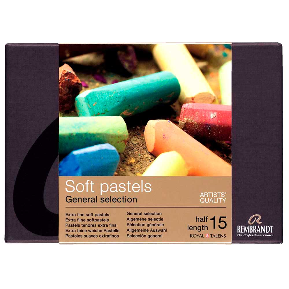 Набор мягкой пастели "Rembrandt Half Pastel" начальный, 15 цветов - 4