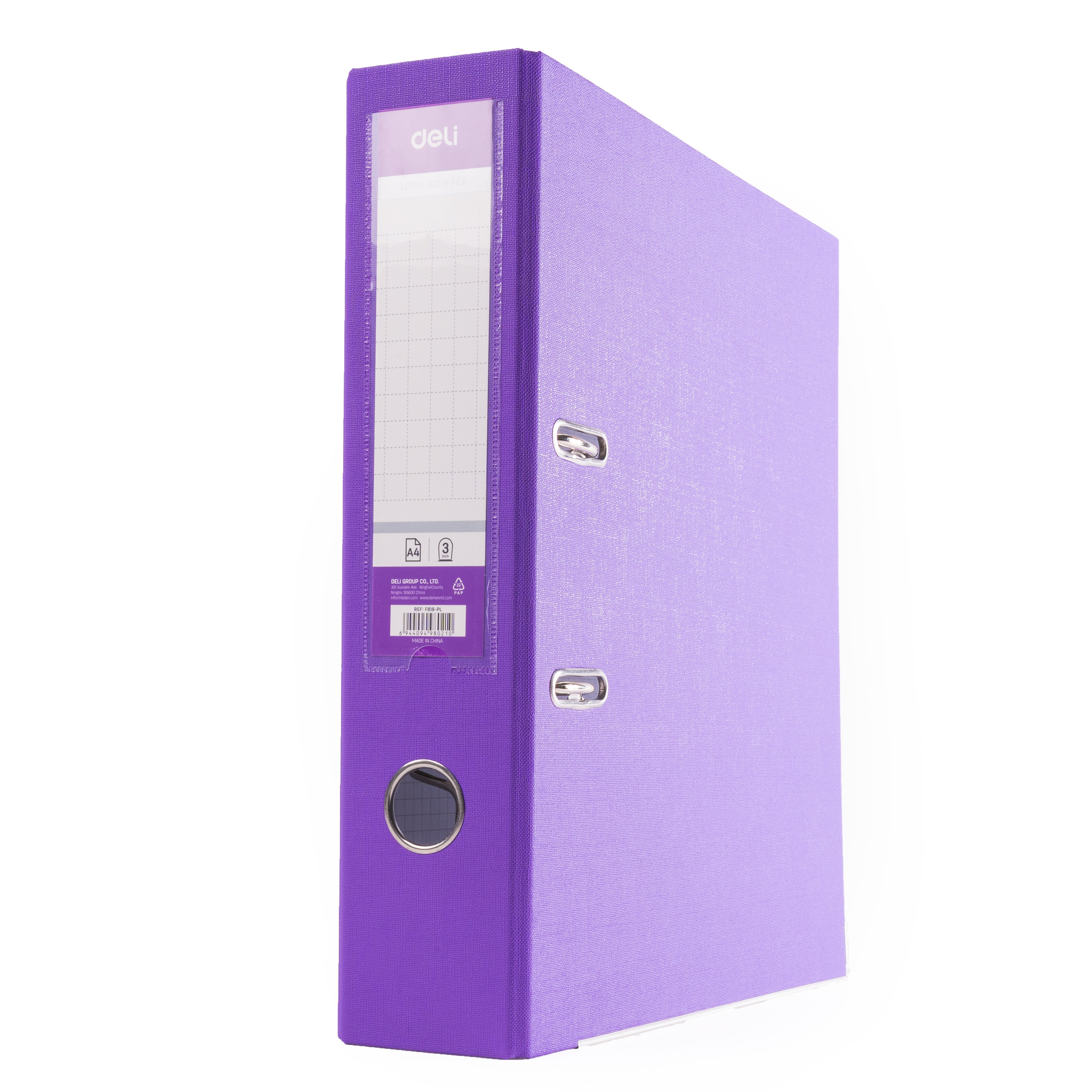 Папка регистратор "Deli", А4, 75 мм, ассорти