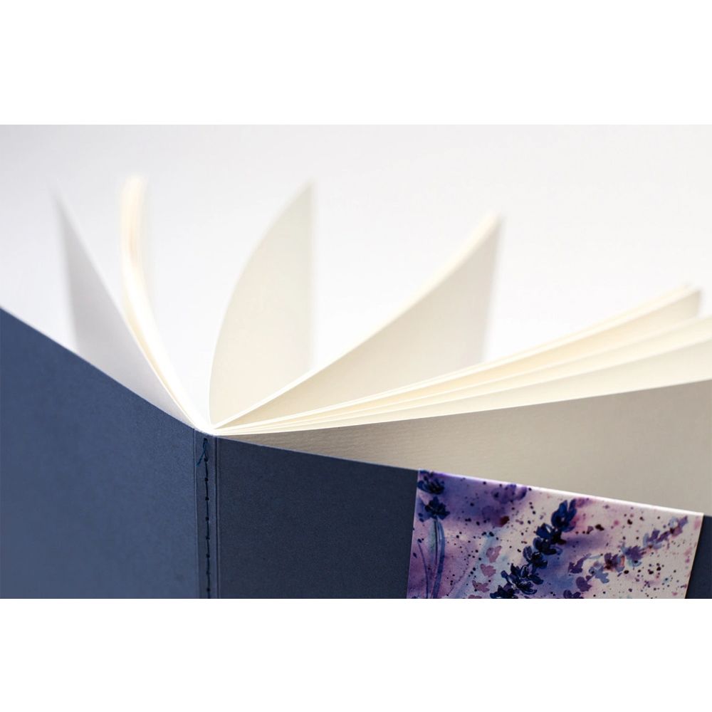 Скетчбук для акварели "Nature", 19x19 см, 200 г/м2, 20 листов, синий - 5