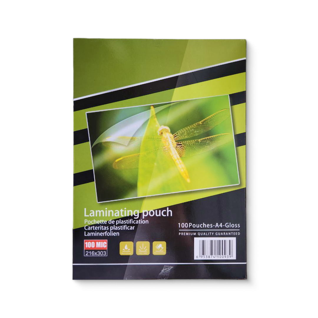 Пленка для ламинирования, А4, 100 мкм, 100 шт, матовая 