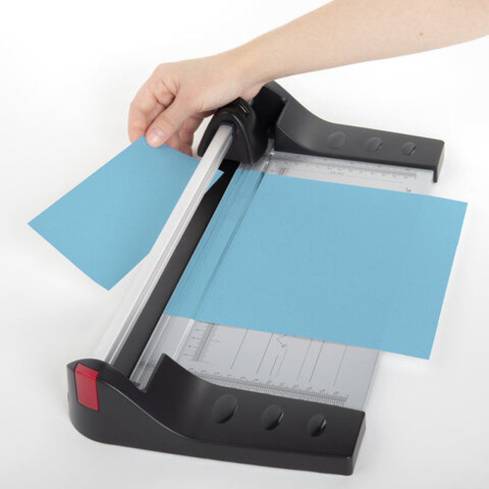 Резак для бумаги роликовый BRAUBERG EXTRA,  A4, длина реза 320 мм - 9