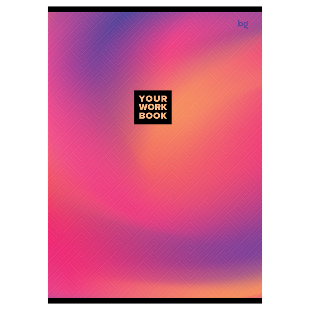 Тетрадь "Monocolor. Gradient", А4, 48 листов, клетка, скоба сбоку, ассорти - 3