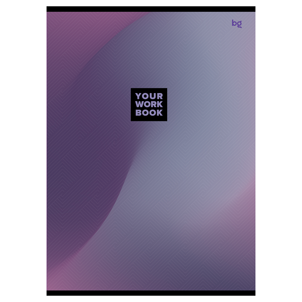 Тетрадь "Monocolor. Gradient", А4, 48 листов, клетка, скоба сбоку, ассорти - 4